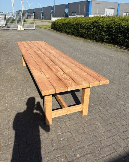 Douglas tuintafel - Robuust & Weerbestendig | 100x100mm H-poten