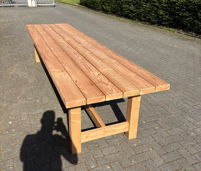 Douglas tuintafel - Robuust & Weerbestendig | 100x100mm H-poten