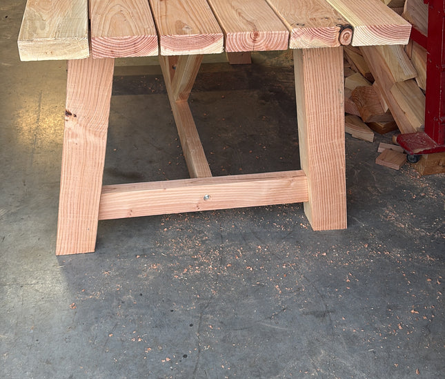 Douglas tuintafel - 120mm poten | Robuust & Weerbestendig
