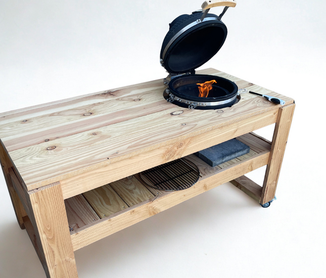 BBQ Tafel | Buitenkeuken voor Kamado