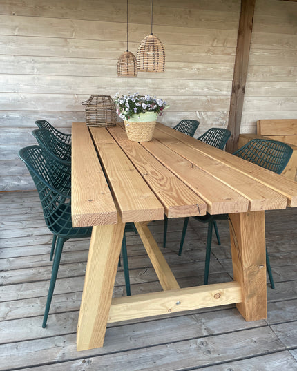 Douglas tuintafel - Robuust & Weerbestendig | Type B