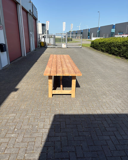 Douglas tuintafel - Robuust & Weerbestendig | 100x100mm H-poten