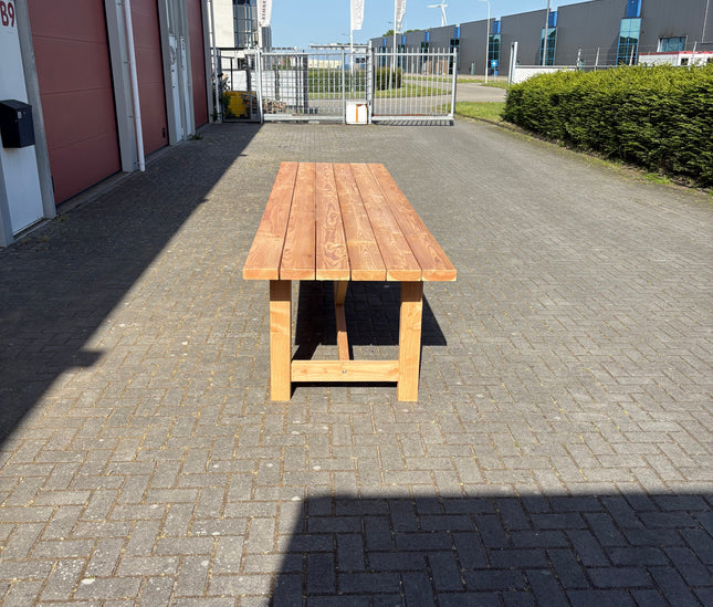 Douglas tuintafel - Robuust & Weerbestendig | 100x100mm H-poten