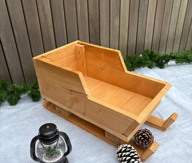 Houten slee | Decoratie | Winter