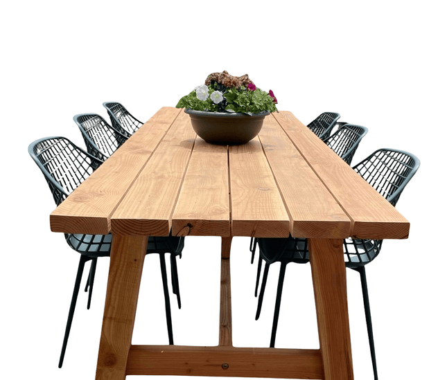 Douglas eettafel voor terras | 6 personen
