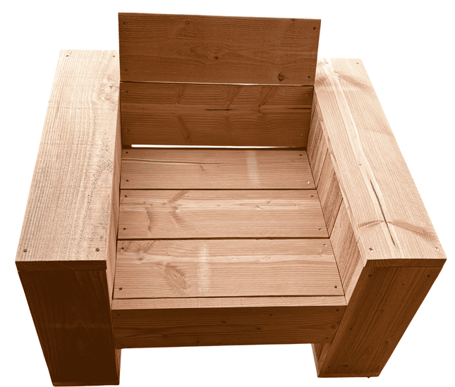 Loungestoel | Douglas tuinstoel | Tuinstoel