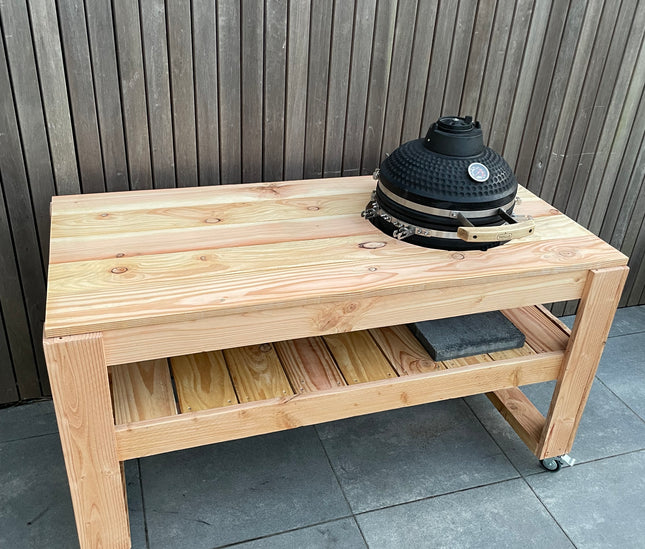 BBQ Tafel | Buitenkeuken voor Kamado