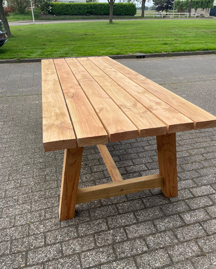 Douglas tuintafel - Robuust & Weerbestendig | Type A