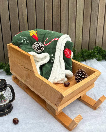 Houten slee | Decoratie | Winter