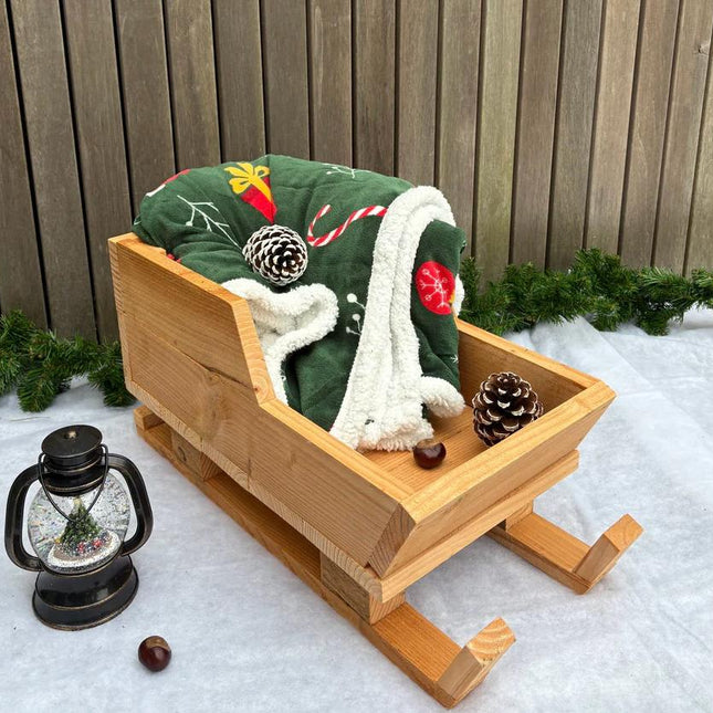 Houten slee | Decoratie | Winter