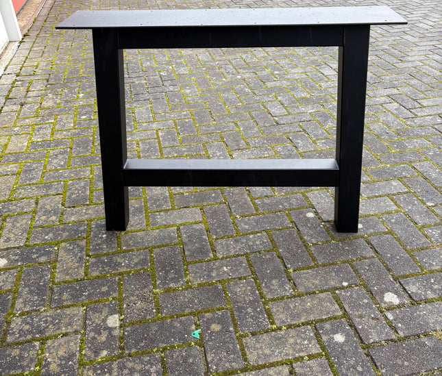 Industriële tuintafel | Stalen A-poten met dwarsbalk| Douglas hout