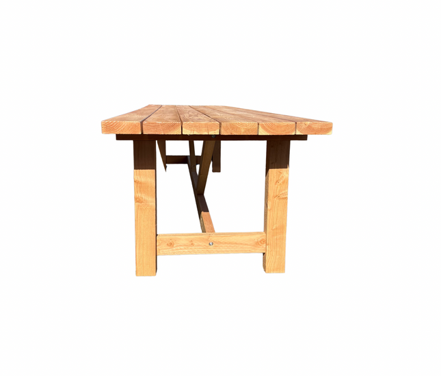Douglas tuintafel - Robuust & Weerbestendig | 100mm H-poten