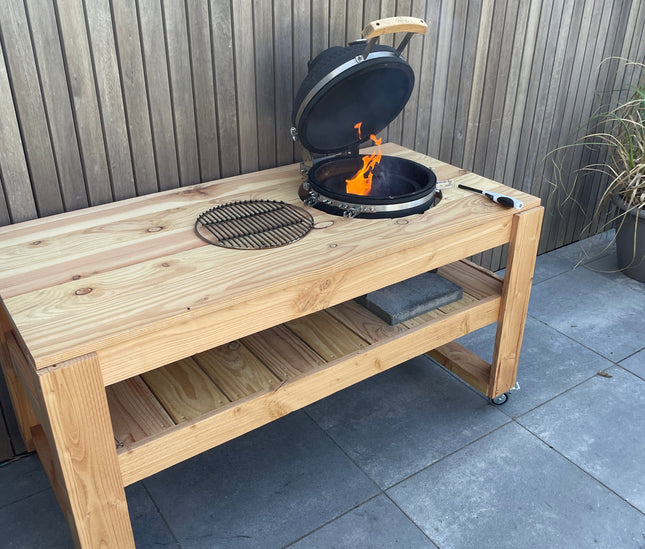 BBQ Tafel | Buitenkeuken voor Kamado