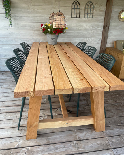 Douglas tuintafel - Robuust & Weerbestendig | Type B