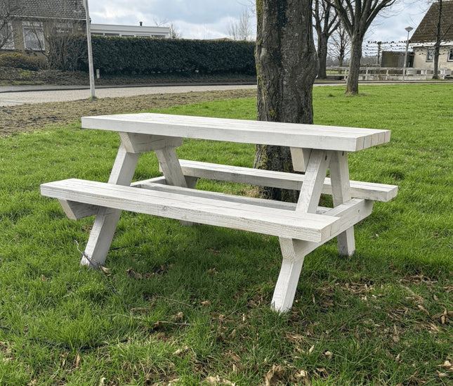Kinder picknicktafel voor kinderen, gemaakt van douglas hout
