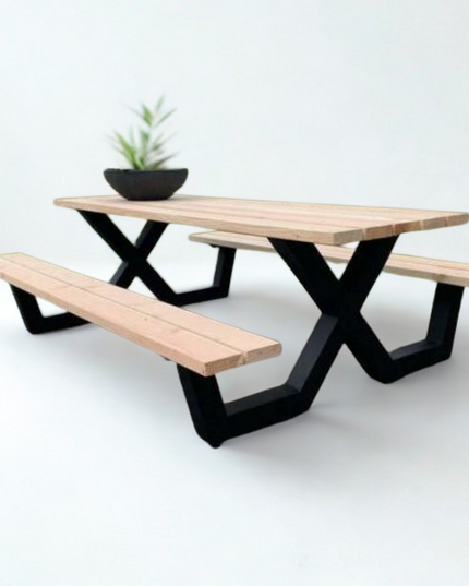 Picknicktafel staal