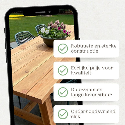 <a href="https://www.instagram.com/p/DR6XOaRAv43/" title="https://www.instagram.com/p/DR6XOaRAv43/">Ontdek de voordelen van onze douglas tuintafels.</a>